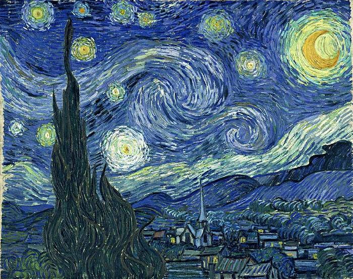 Vincent Van Gogh The Starry Night Norge oil painting art
